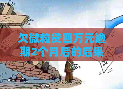 欠微粒贷四万元逾期2个月后的后果和处理方式