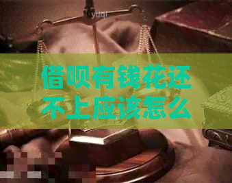 借呗有钱花还不上应该怎么处理