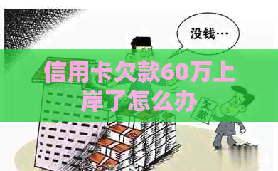信用卡欠款60万上岸了怎么办