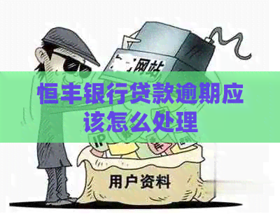 恒丰银行贷款逾期应该怎么处理