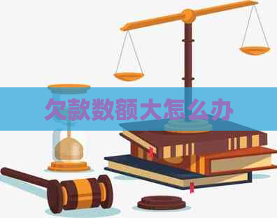 欠款数额大怎么办