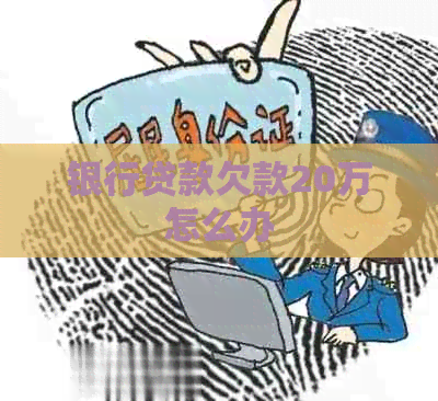 银行贷款欠款20万怎么办