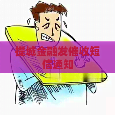 提城金融发短信通知