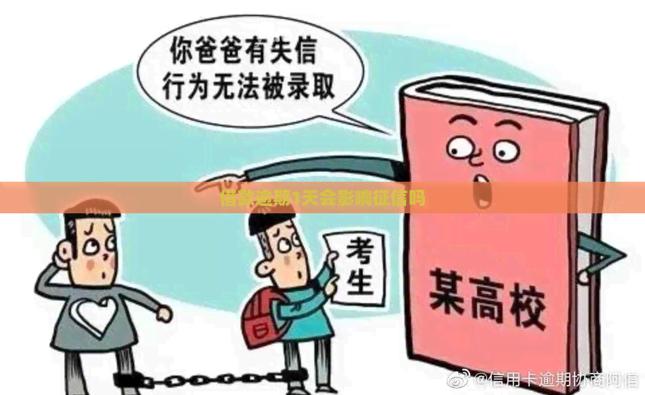 借款逾期1天会影响吗