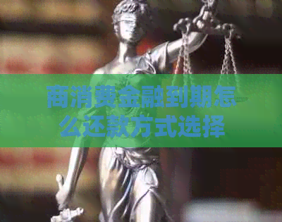 商消费金融到期怎么还款方式选择