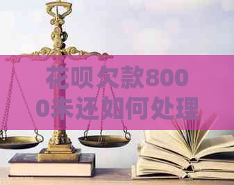 花呗欠款8000未还如何处理