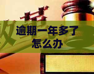 逾期一年多了怎么办
