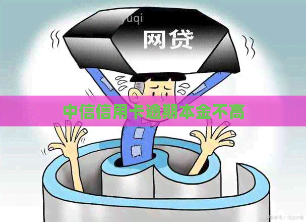 中信信用卡逾期本金不高