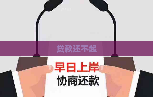 贷款还不起