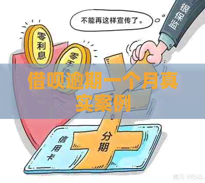 借呗逾期一个月真实案例
