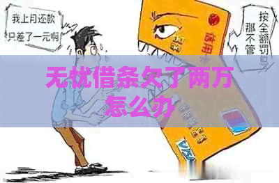 无忧借条欠了两万怎么办