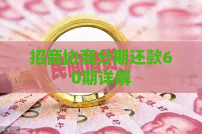 招商协商分期还款60期详解