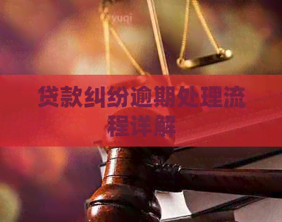 贷款纠纷逾期处理流程详解