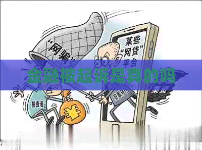 金融被起诉是真的吗