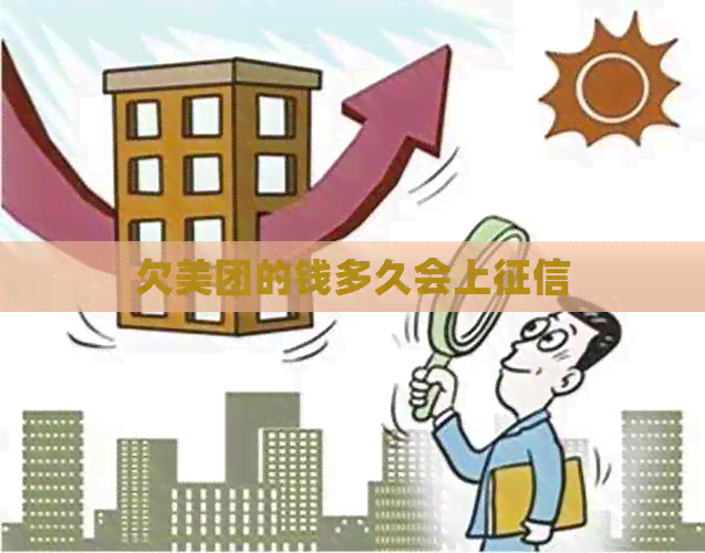 欠美团的钱多久会上