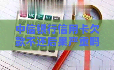 中信银行信用卡欠款不还后果严重吗
