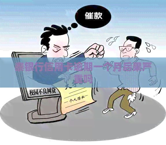 泰银行信用卡逾期一个月后果严重吗