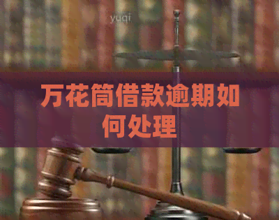 万花筒借款逾期如何处理