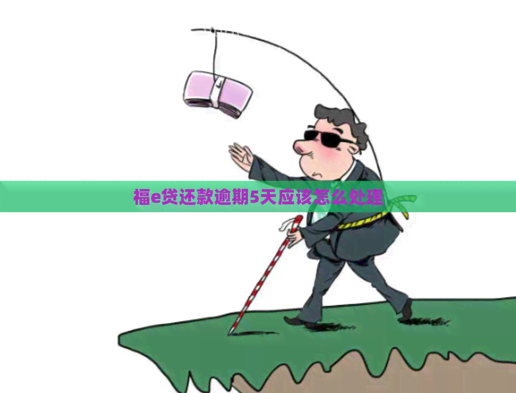 福e贷还款逾期5天应该怎么处理