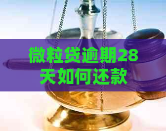 微粒贷逾期28天如何还款