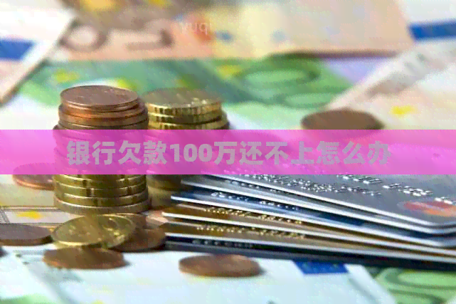 银行欠款100万还不上怎么办