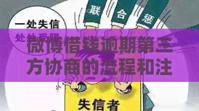 微博借钱逾期第三方协商的流程和注意事项