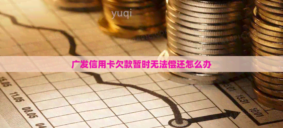 广发信用卡欠款暂时无法偿还怎么办