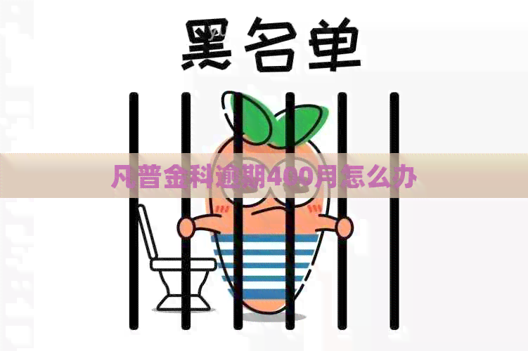 凡普金科逾期400月怎么办