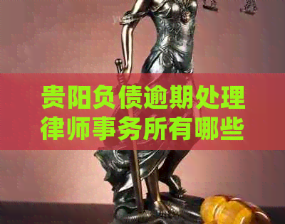 贵阳负债逾期处理有哪些