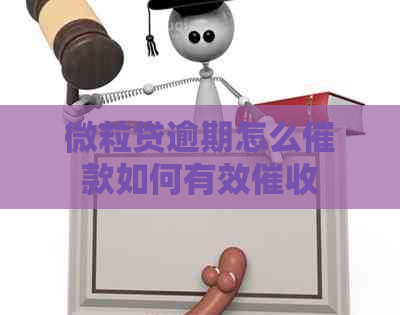 微粒贷逾期怎么催款如何有效