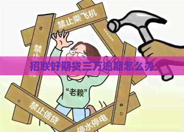 招联好期贷三万逾期怎么办
