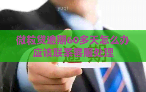 微粒贷逾期60多天怎么办应该联系客服处理