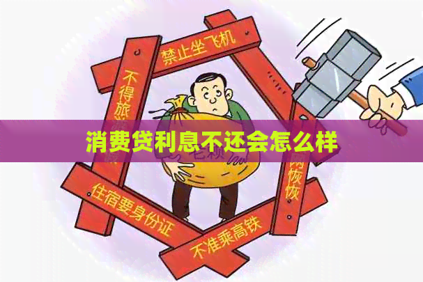 消费贷利息不还会怎么样