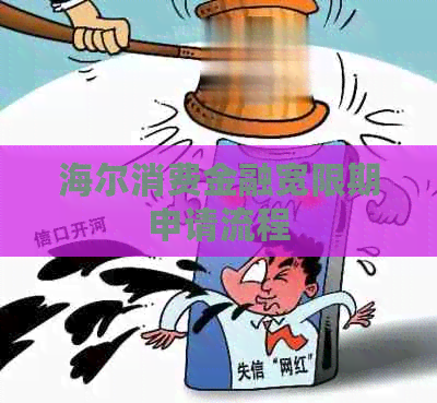 海尔消费金融宽限期申请流程