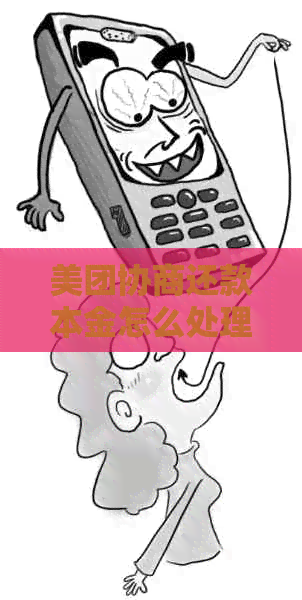 美团协商还款本金怎么处理