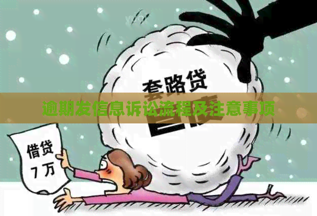 逾期发信息诉讼流程及注意事项