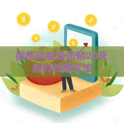 微信微粒贷逾期20天后的处理方法