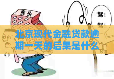 北京现代金融贷款逾期一天的后果是什么