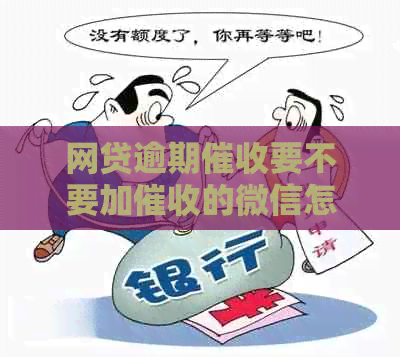 网贷逾期要不要加的微信怎么做