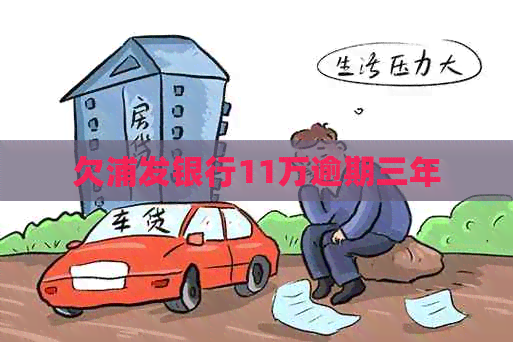 欠浦发银行11万逾期三年