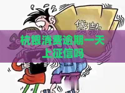 杭银消费逾期一天上吗