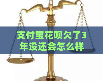 支付宝信用卡欠了3年没还会怎么样