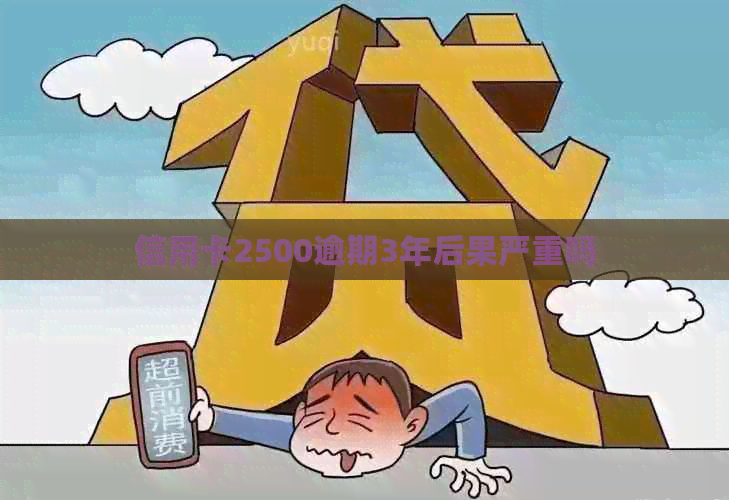 信用卡2500逾期3年后果严重吗