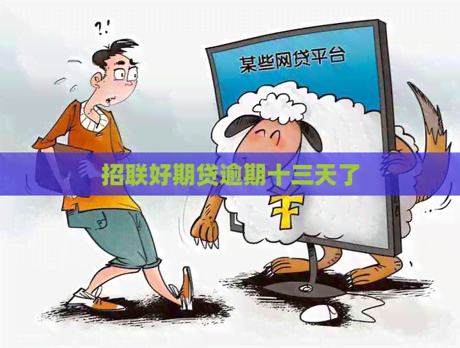 招联好期贷逾期十三天了