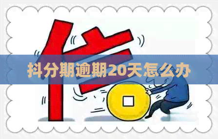 抖分期逾期20天怎么办