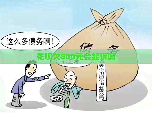花呗欠800元会起诉吗
