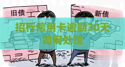 招行信用卡逾期30天如何处理
