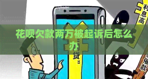 信用卡欠款两万被起诉后怎么办