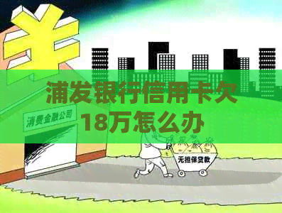 浦发银行信用卡欠18万怎么办