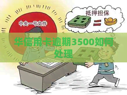 华信用卡逾期3500如何处理